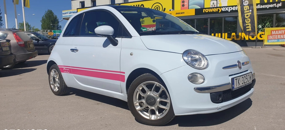 Fiat 500 cena 22500 przebieg: 172970, rok produkcji 2009 z Kielce małe 79